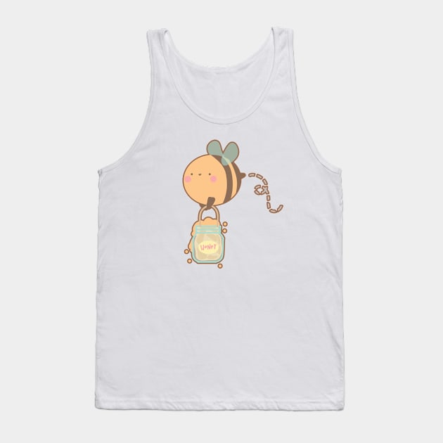 Cute honey bee Tank Top by bunbunpai